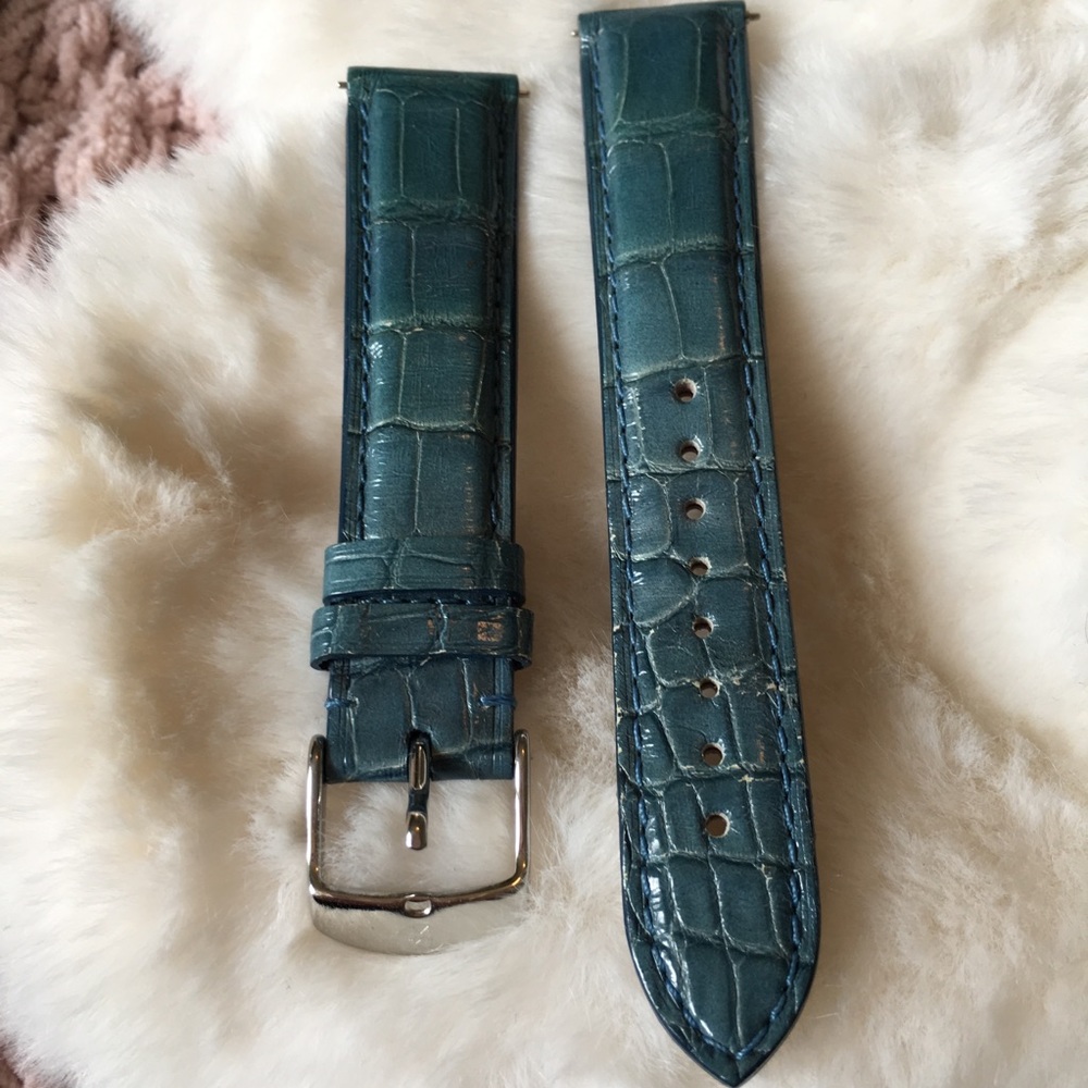 Michele 18m Alligator Band in Blue